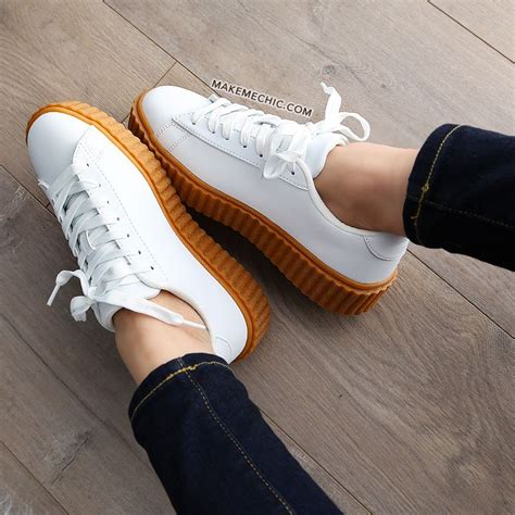 women's sneakers with gum sole.